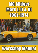 MG Midget Mark 1, 2 and 3 Workshop Manual